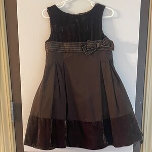 Gymboree Girls Sleeveless Velour Holiday Dress